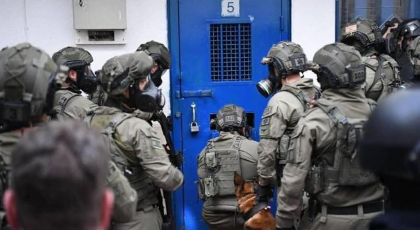 قوات القمع تقتحم قسم "5" في سجن ريمون