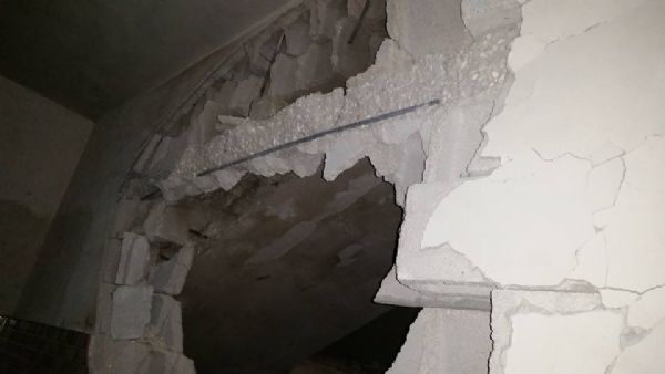 عائلة فلسطينية تنجو بأعجوبة في انفجار ضخم في بلدة برقة والسبب سخان البويلر 
