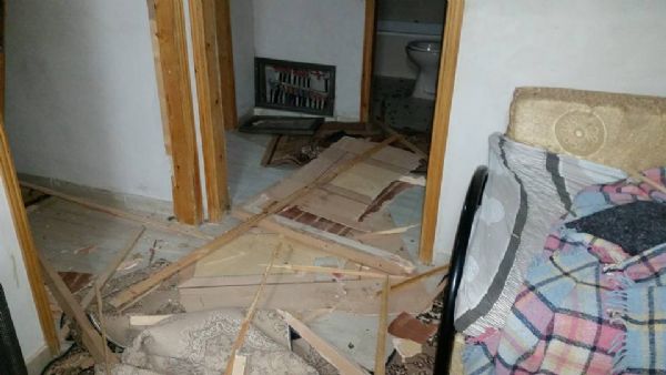 عائلة فلسطينية تنجو بأعجوبة في انفجار ضخم في بلدة برقة والسبب سخان البويلر 
