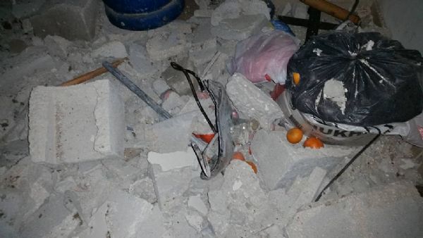 عائلة فلسطينية تنجو بأعجوبة في انفجار ضخم في بلدة برقة والسبب سخان البويلر 